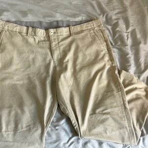 Tommy Bahama Tan Pants with Blue Patterned Lining